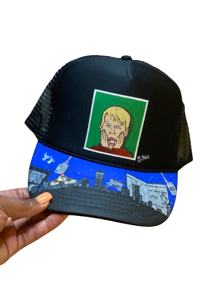 “Kevin” Hand Painted Trucker Hat