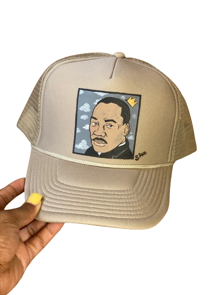 “MLK” Hand Painted Trucker Hat
