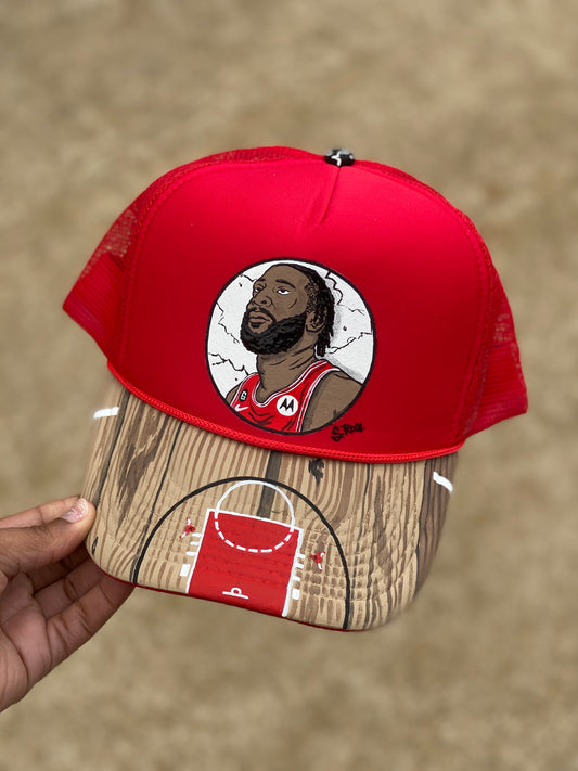 “Andre Drummond” Hand Painted Trucker