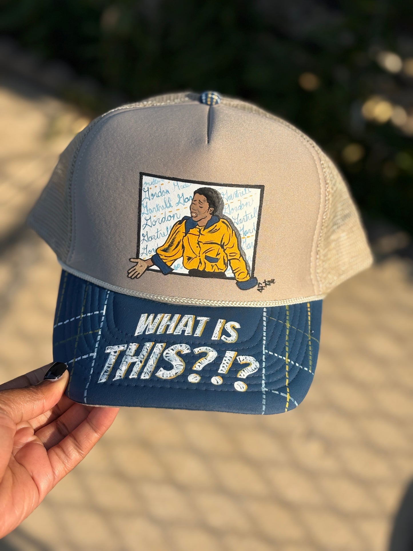 “Gordon Gartrell” Hand Painted Trucker