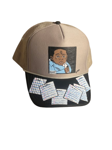 Tha Carter Hand Painted Trucker Hat “The Notebook Collection”