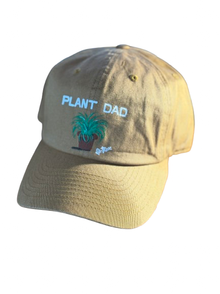 Plant Dad Hand Painted Strap Back Adjustable Hat