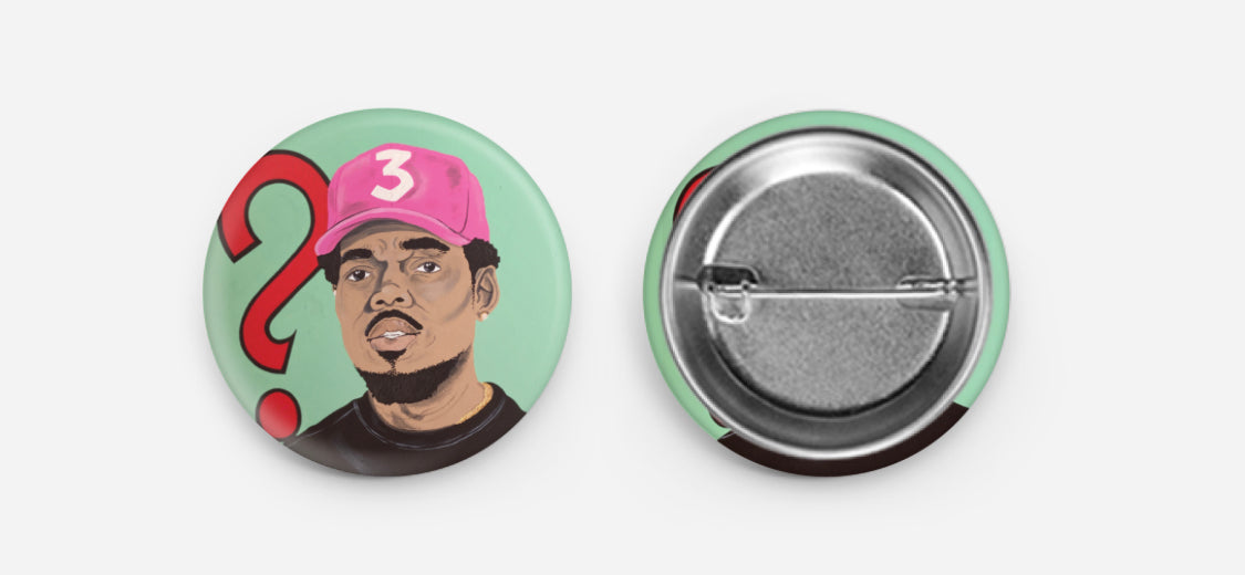 Hat Pins:”Chance The Rapper”