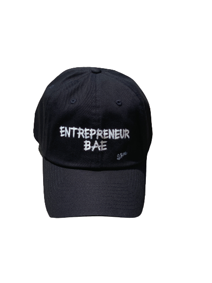 "Entrepreneur Bae" Hand Painted Hat(Black)