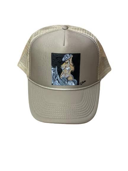 “Renaissance Bey” Hand Painted Trucker Hat