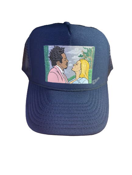 Hov &  Bey Hand Painted Trucker Hat