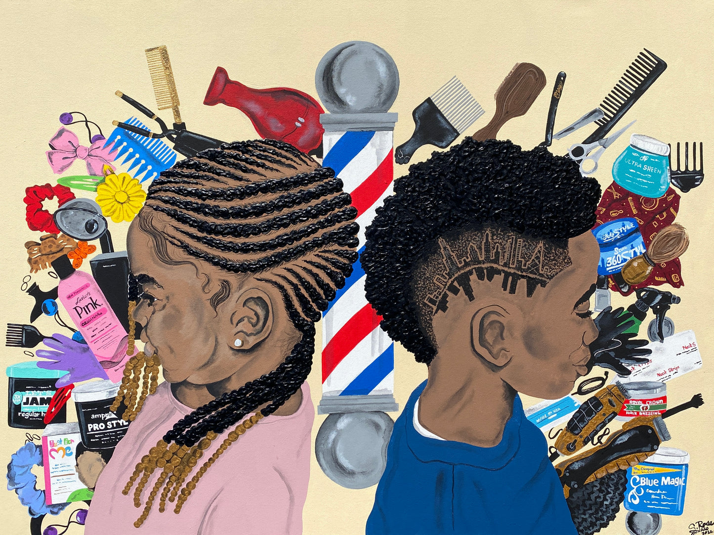 The Culture: Beauty and Barber" Art Print