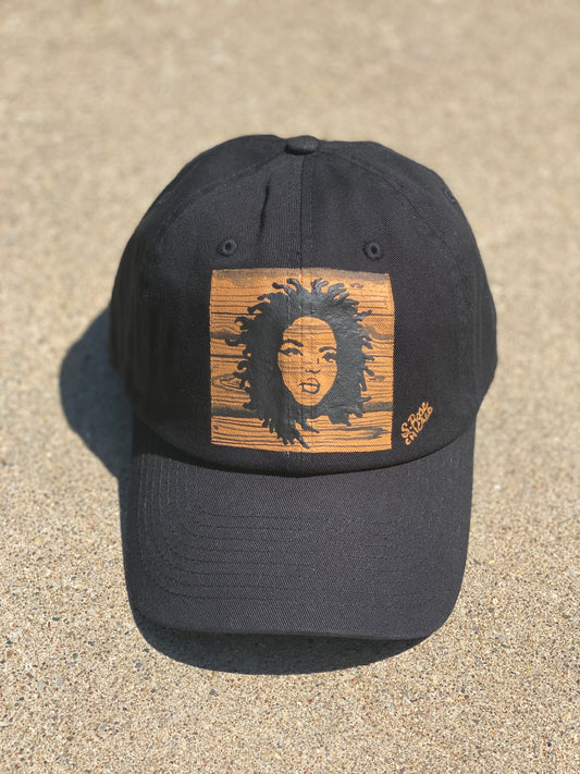 "Miseducation of Lauryn Hill" Hand Painted Strap Back Hat