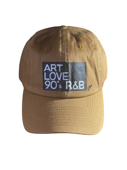 "Art, Love, 90's RnB" Hand Painted Strap back hats